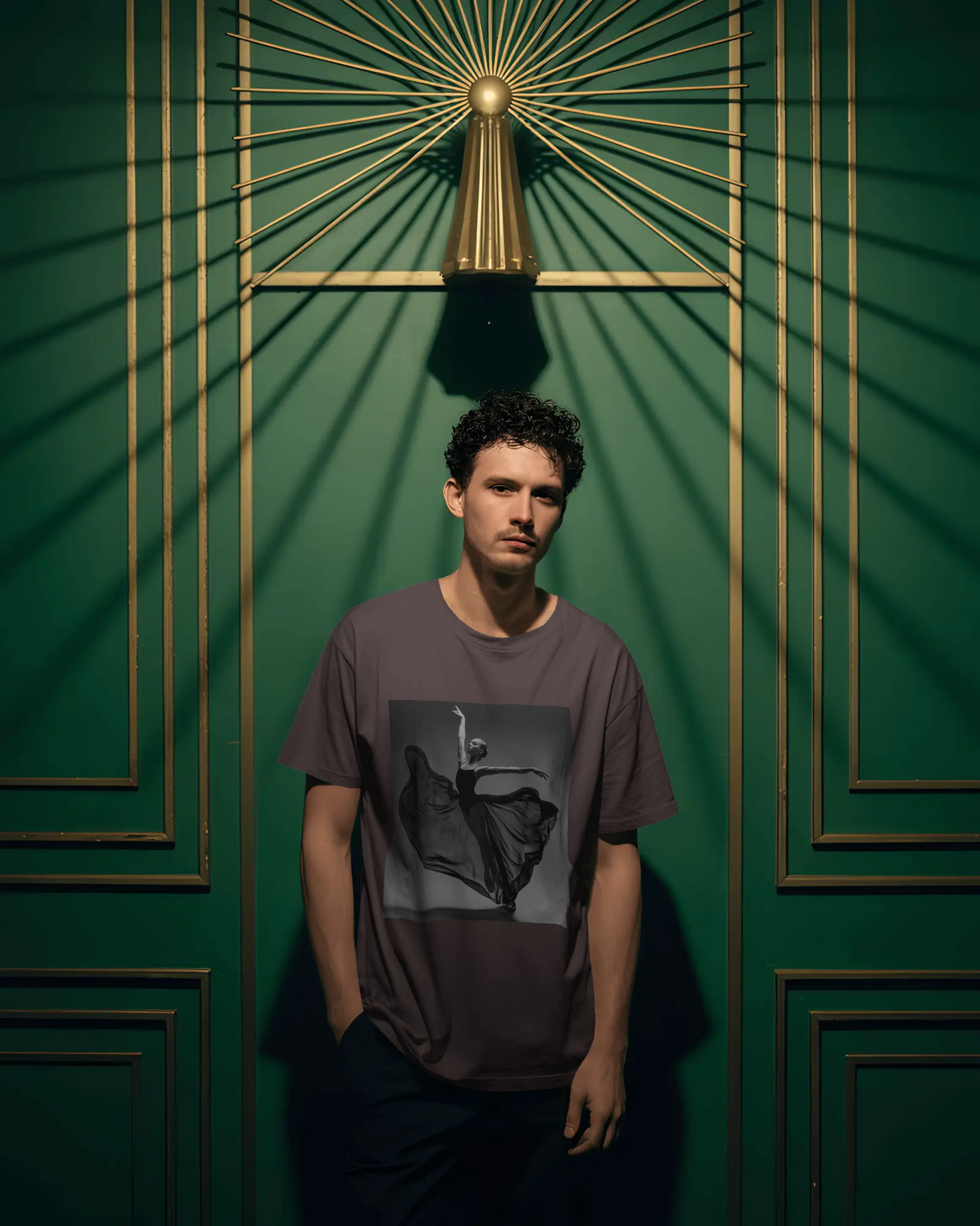 Elegant Dancer Graphic Tee – Artistic Expression in Motion